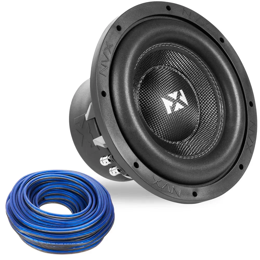 Сабвуфер пассивный NVX VCW102 10" 1000W RMS, двойная катушка 2 Ом с акустическим кабелем 25 ft