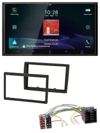 JVC USB Bluetooth 2DIN DAB MP3 Autoradio für Citroen Jumper 11-21 Peugeot Boxer