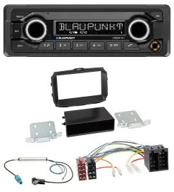 Blaupunkt MP3 Bluetooth USB AUX Autoradio für Alfa Romeo Giulietta 2013-2021 ISO