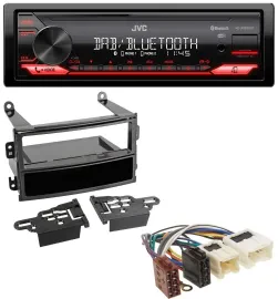 JVC Bluetooth USB DAB MP3 Autoradio für Nissan 350Z Roadster 2003-2005
