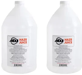 (2) American DJ ADJ Haze Fluid Juice Liquid Gallons