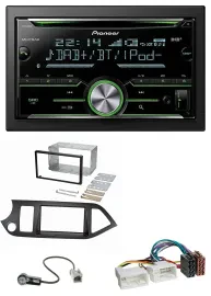 Автомагнитола для Kia Picanto (с 2011, Start-Stop) Pioneer 2-DIN, Bluetooth, DAB, USB, CD