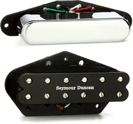 Комплект звукоснимателей для электрогитары Seymour Duncan Little 1959 Vintage Stack Tele Black Chrome