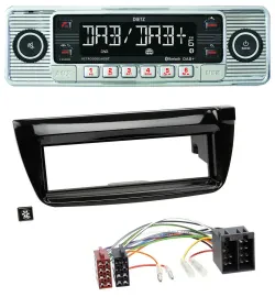 Dietz Bluetooth MP3 DAB USB Autoradio für Opel Combo ab 11 Fiat Doblo 12-15