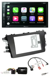 Pioneer DVD 2DIN Lenkrad DAB Bluetooth USB Autoradio für Suzuki Celerio LF ab 20