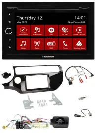 Blaupunkt Lenkrad DVD Bluetooth DAB 2DIN USB Autoradio für Kia Rio UB 2017-2023