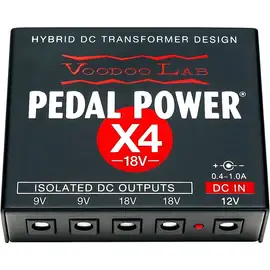 Блок питания для гитарных педалей Voodoo Lab Pedal Power X4-18V Isolated Power Supply