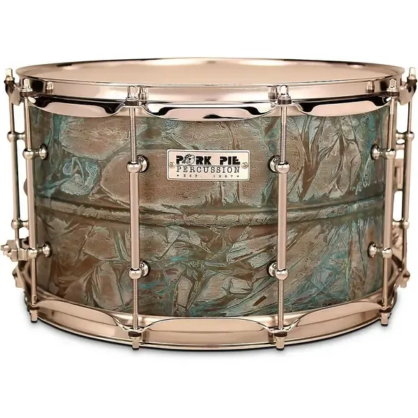 Малый барабан Pork Pie Patina Brass 14x8