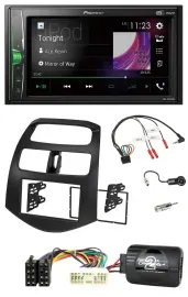 Pioneer 2DIN Lenkrad DAB USB Bluetooth Autoradio für Chevrolet Spark KLM 2012-20