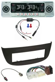 Dietz DAB USB MP3 Bluetooth Autoradio für Renault Twingo ab 2012 schwarz