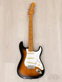 Электрогитара Fender Order Made 1957 Stratocaster ST57 SSS Sunburst w/case Japan 1994