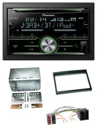 Автомагнитола Pioneer 2-DIN Bluetooth, CD, USB, MP3, DAB для Porsche Boxster (1996–2004)