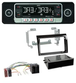 Dietz USB DAB MP3 Bluetooth Autoradio für Fiat Ducato (06-10) - piano