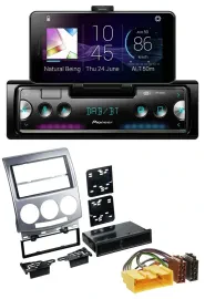 Автомагнитола Pioneer USB, MP3, Bluetooth, DAB для Mazda 5 (2005–2010)