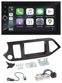 Автомагнитола Blaupunkt 2DIN Bluetooth DAB USB DVD MP3 для Kia Picanto (с 2011)