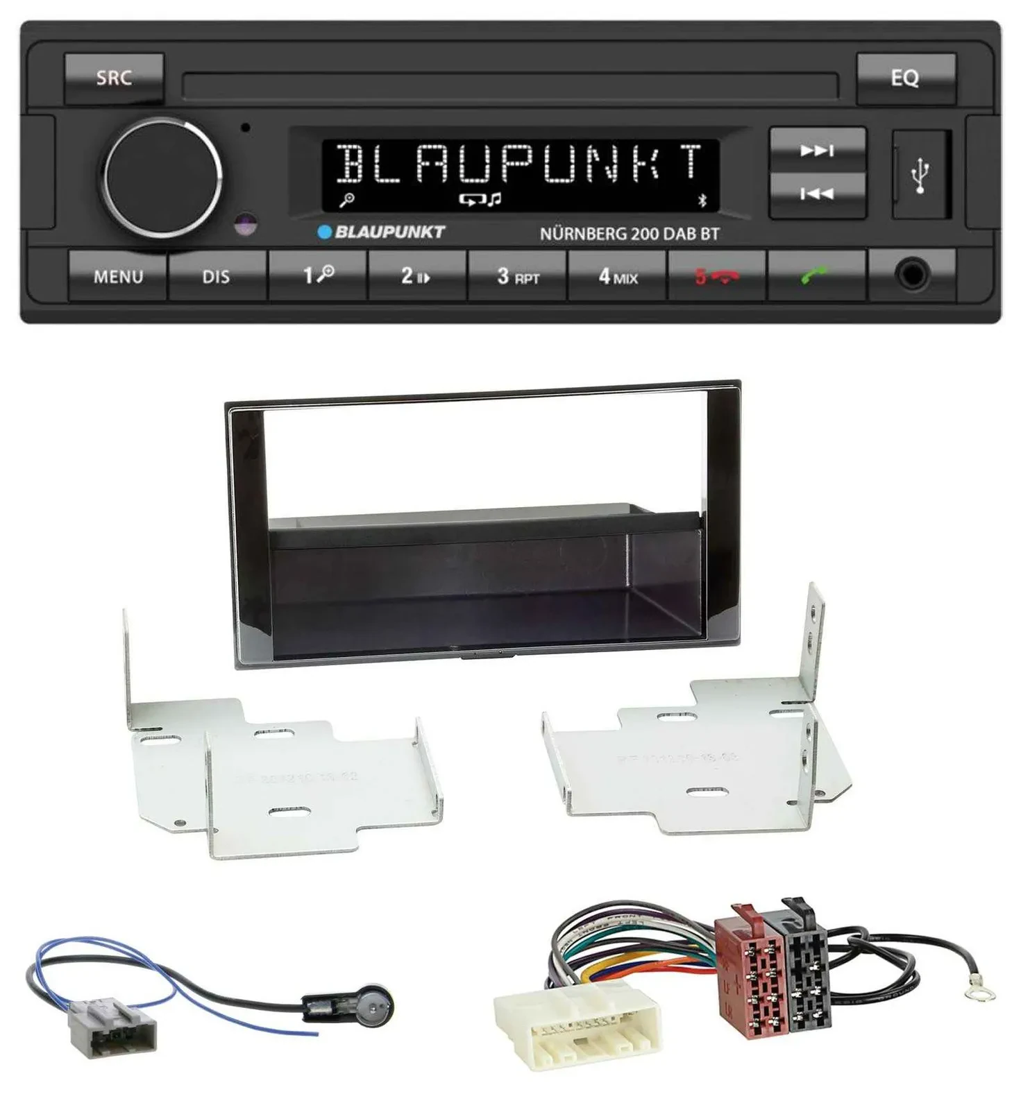 Blaupunkt USB DAB MP3 Bluetooth Autoradio für Nissan Micra, Note (ab 2013)