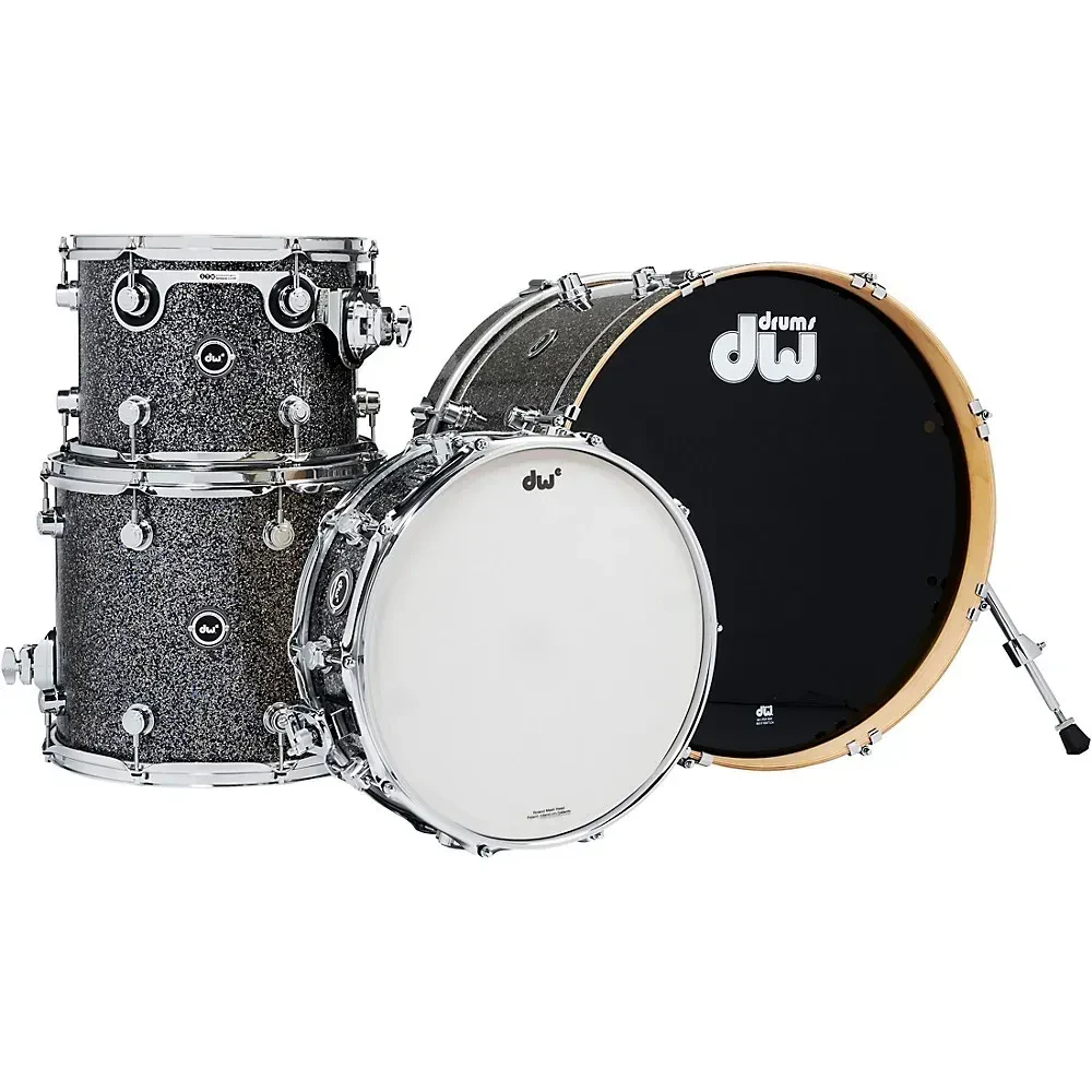 DW DWe Wireless A/E Convertible 4 Shell Pack /20" Bass Drum Finish Ply Blk Galxy