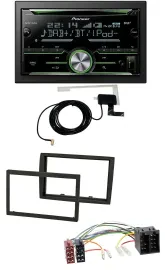 Автомагнитола Pioneer CD, USB, MP3, Bluetooth, 2 DIN, DAB для Citroen Jumper (2011–2021) и Peugeot