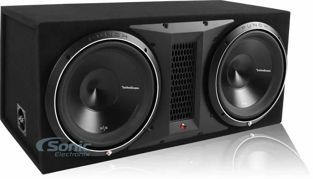 Сабвуфер пассивный Rockford Fosgate P3-2X12 Punch P3 Series 2x12" в корпусе