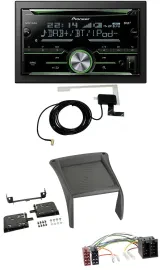 Автомагнитола для Fiat Ducato (2002–2006) Pioneer 2DIN, CD/USB/MP3, Bluetooth, DAB