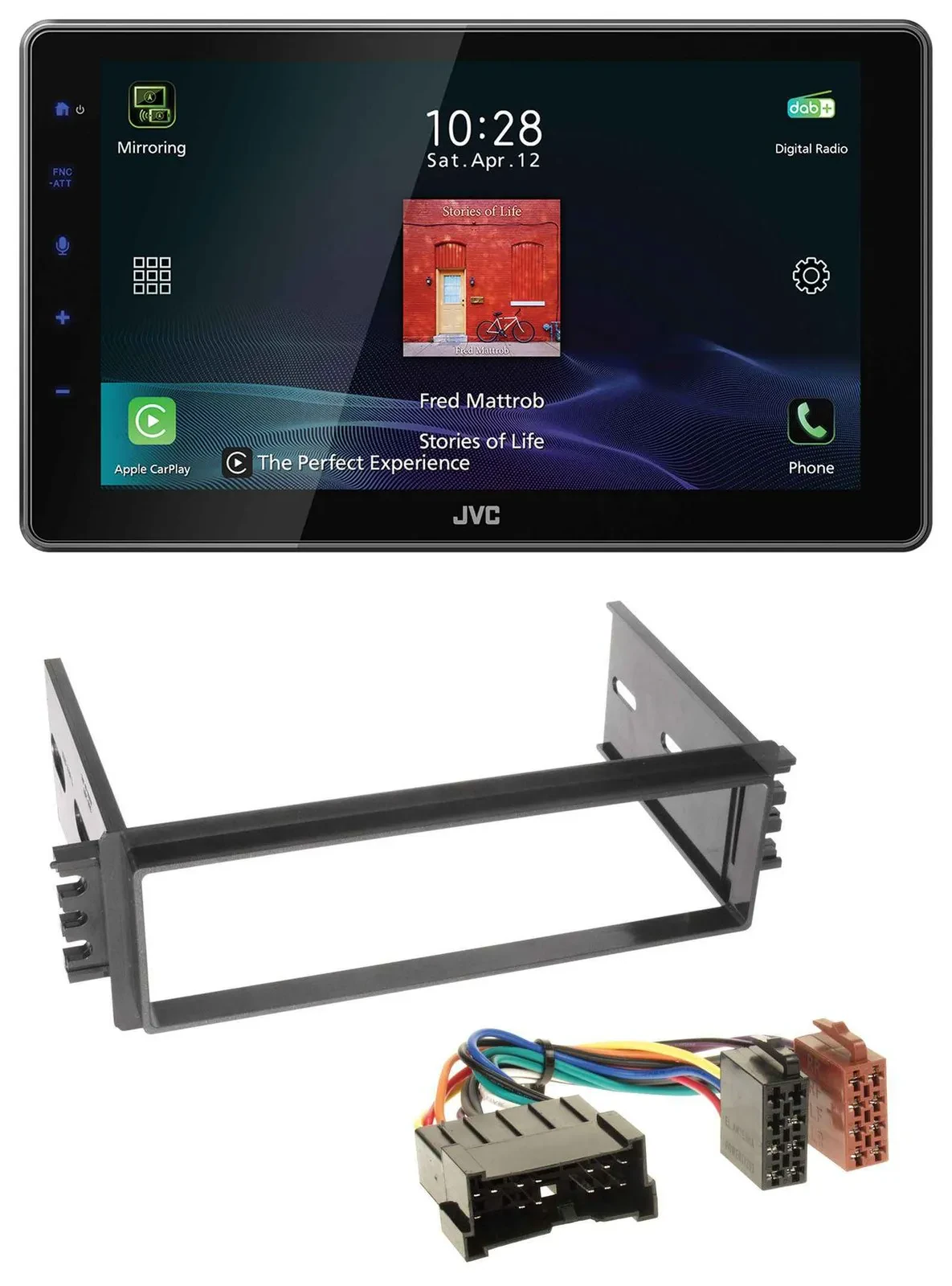 JVC DAB MP3 Bluetooth USB Autoradio für Hyundai Accent (2002-2005)