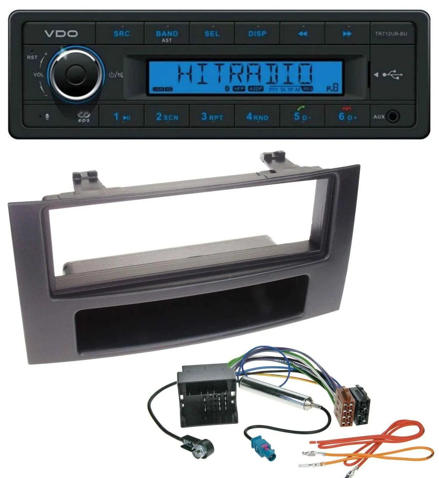 Автомагнитола для VW Touareg/Multivan T5/Transporter (с 2002) VDO Bluetooth USB AUX MP3