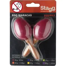 Маракасы Stagg EGG-MA S/RD Red