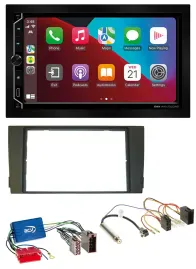 ESX 2DIN DAB USB MP3 Bluetooth Autoradio für Audi A6 C5 01-05 Aktivsystem Mini-I