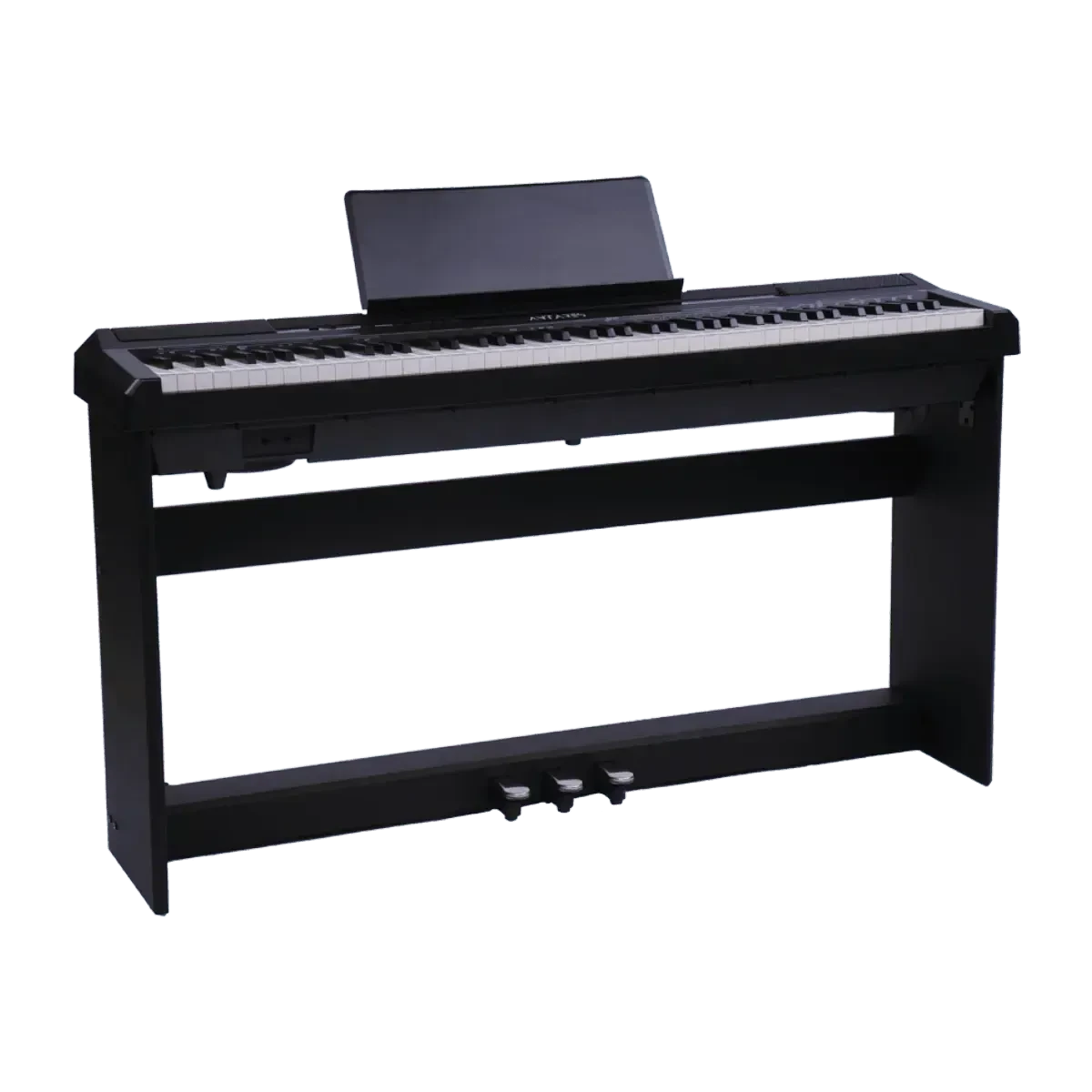 Цифровое пианино компактное Antares D-300 черное со стойкой и педальным узлом в комплекте