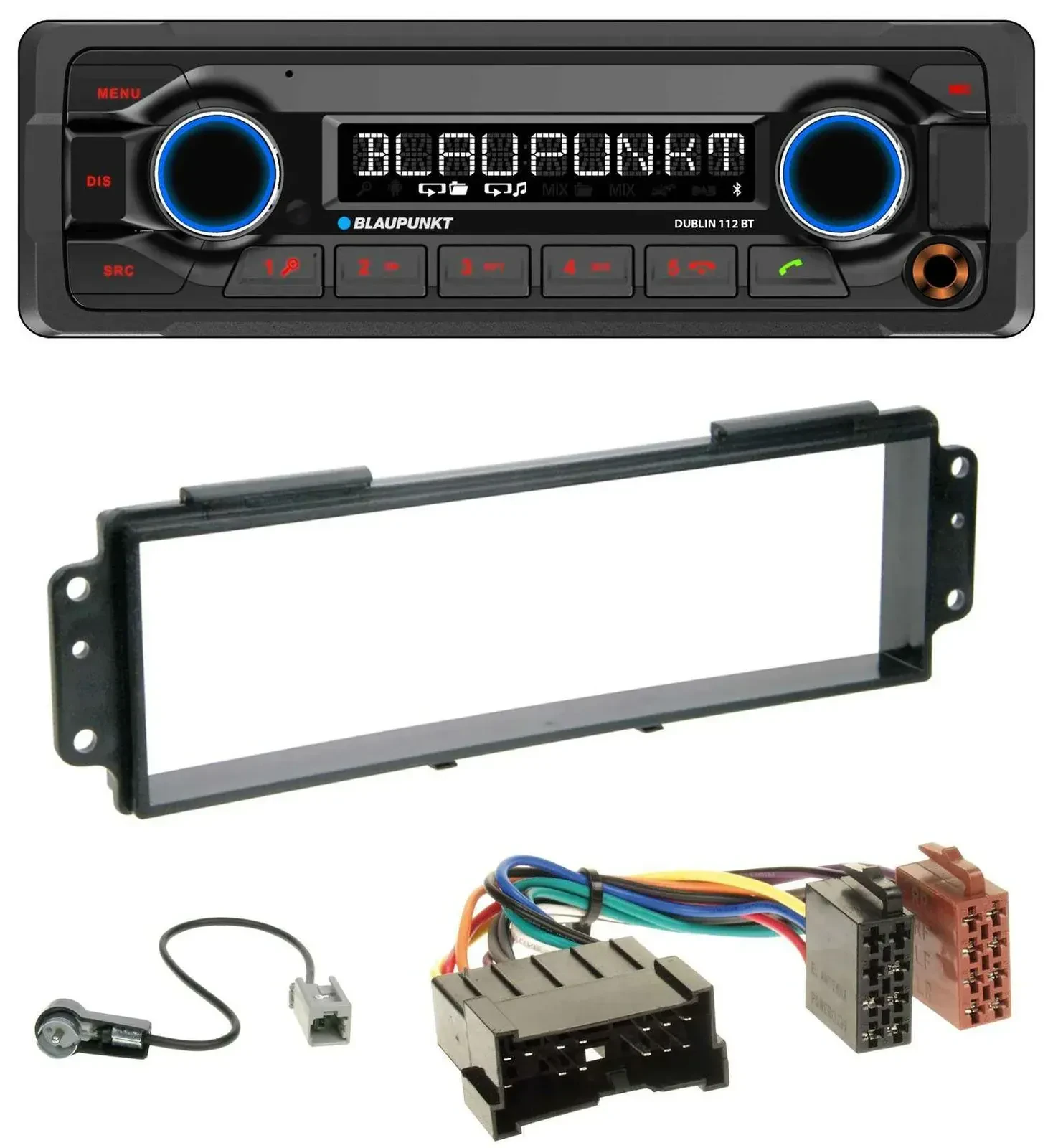 Blaupunkt MP3 Bluetooth USB AUX Autoradio für Kia Picanto (2008-2011)