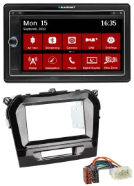 Blaupunkt Bluetooth DAB 2DIN USB DVD MP3 Autoradio für Suzuki Vitara (ab 2015)