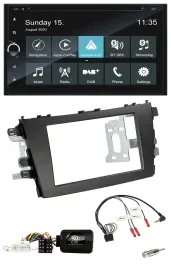 Автомагнитола для Suzuki Celerio LF Blaupunkt 2DIN, навигация, Bluetooth, USB, DAB, TMC, управление с руля