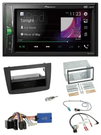 Pioneer 2DIN Lenkrad DAB USB Bluetooth Autoradio für Alfa Romeo Mito ISO 955 13-