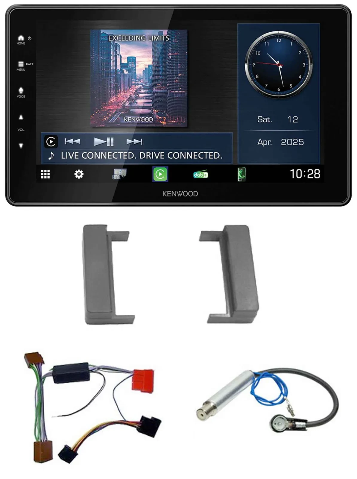 Kenwood MP3 Bluetooth USB DAB Autoradio für Audi A2 A3 8L A4 B5 TT 99-06 Aktivsy