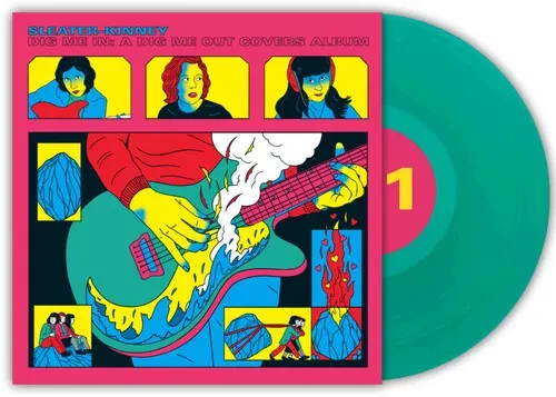 Виниловая пластинка Sleater-Kinney - Dig Me in: A Dig Me Out Covers Album [New Vinyl LP] Blue, Green