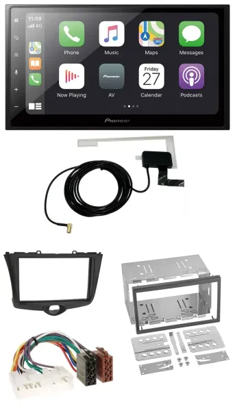 Pioneer USB MP3 2DIN Bluetooth DAB Autoradio für Toyota Yaris (2003-2005)