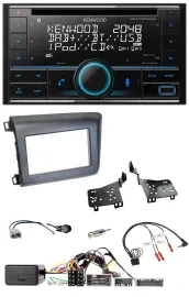 Kenwood CD 2DIN DAB USB Lenkrad Bluetooth Autoradio für Honda Civic US Modelle 2