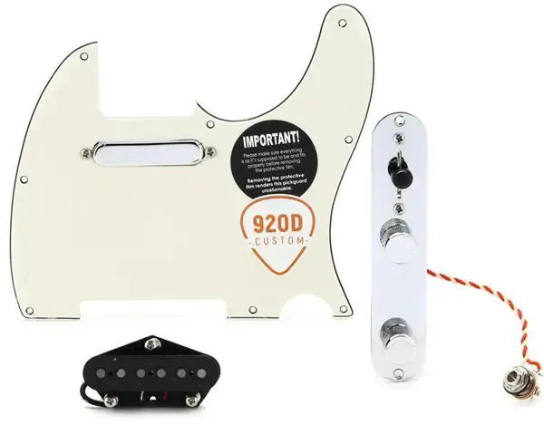 Пикгард со звукоснимателями 920D Custom Texas Vintage Loaded Telecaster Pickguard Parchment