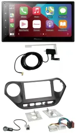 Автомагнитола для Hyundai i10 (с 2013) Pioneer 2DIN, USB, Bluetooth, DAB, MP3