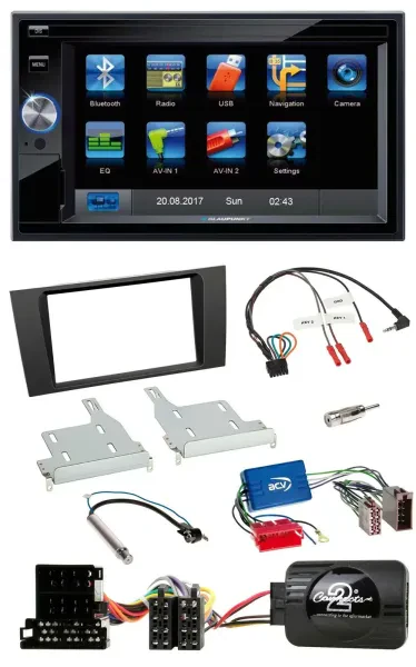Blaupunkt Lenkrad USB Bluetooth TMC 2DIN Navigation für Audi A4 99-01 Aktivsyste