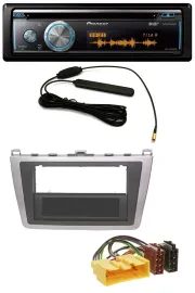 Pioneer CD USB Bluetooth DAB MP3 Autoradio für Mazda 6 (08-12) silber schwarz