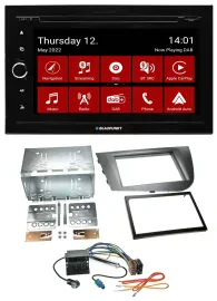 Blaupunkt MP3 DVD Bluetooth DAB 2DIN USB Autoradio für Seat Leon 2005-2009 silbe