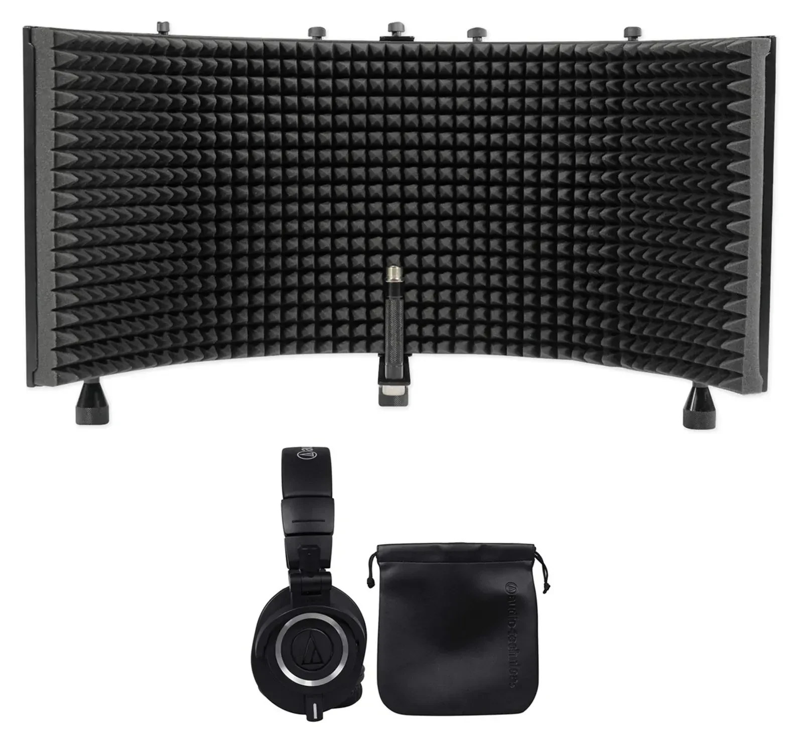 Наушники студийные Audio-Technica ATH-M50X с кейсом (набор, с изоляционным экраном)