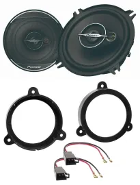 Pioneer 13cm 3-Wege 300Watt Lautsprecher für Dacia Logan Sandero Renault Megane