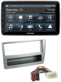 Автомагнитола для Honda Civic 2004–2006 Blaupunkt USB DAB SD MP3 Bluetooth, серебристая