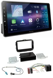 Автомагнитола для Alfa Romeo Giulietta (с 2013) Pioneer Bluetooth, USB, DAB, MP3, ISO, черный глянец