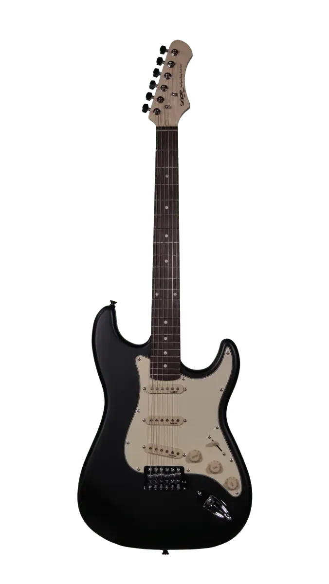 Электрогитара SQOE SEST200 Stratocaster SSS Matte Black