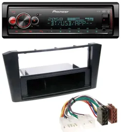 Автомагнитола для Toyota Avensis T25 (2003–2009) Pioneer Bluetooth, USB, MP3, DAB