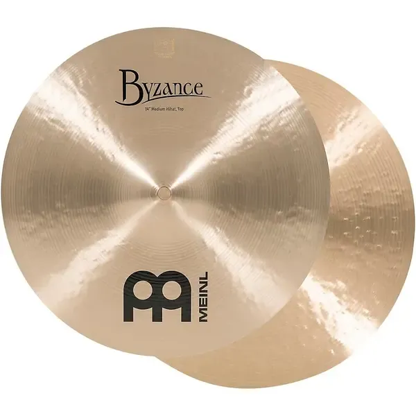 Тарелка барабанная MEINL 14" Byzance Medium Hi-Hat (пара)