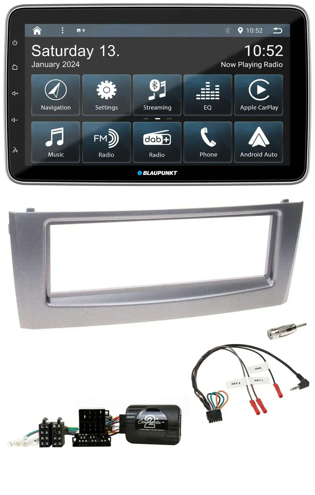 Blaupunkt USB DAB SD Lenkrad Bluetooth Autoradio für Fiat Grande Punto 2006-2010
